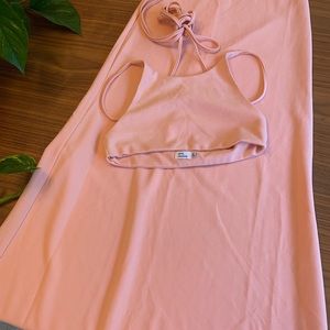 SABO SKIRT MAXI SKIRT & CROPPED TOP SIZE 2